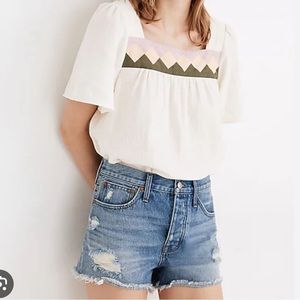 MADEWELL Relaxed Demin Shorts